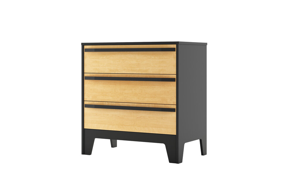 Dutailier Caramel Collection 3 Drawer Dresser-15-03-15