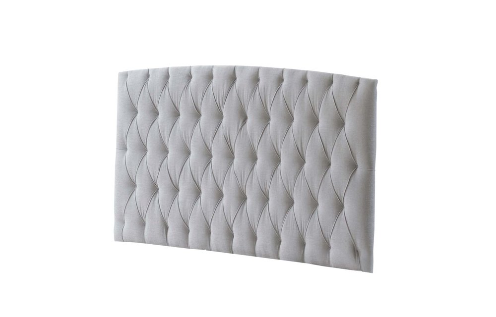 Natart Bella Tufted Panel In Linen Gray