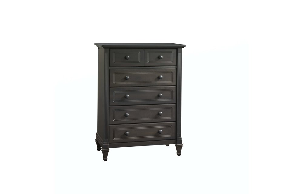 Natart Belmont 5 Drawer Dresser In Grigio
