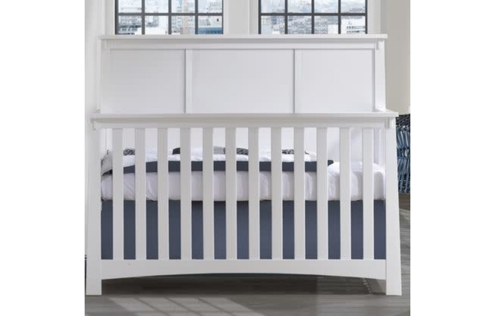 Nest Juvenile Bruges Collection Convertible Crib In White