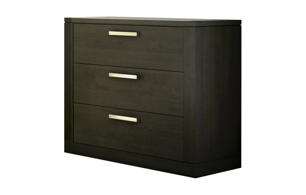 Nest Juvenile Milano 3 Drawer Dresser In Grigio