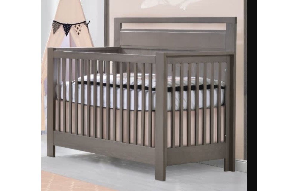 Nest Juvenile Milano 4 In 1 Convertible Crib In Grigio Birch