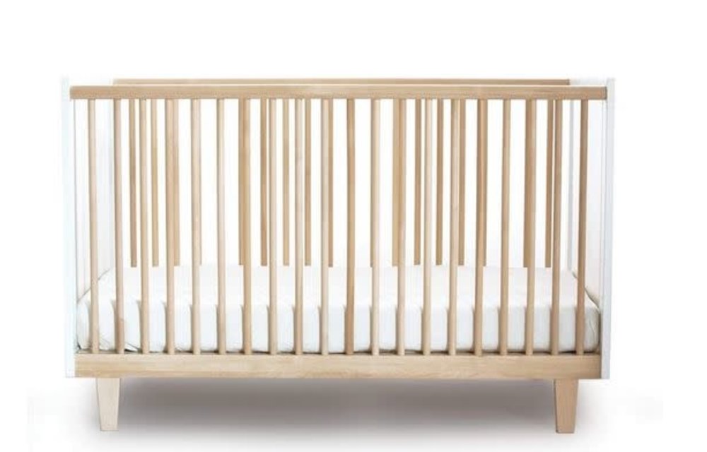 Oeuf Arbor Crib In White/Birch