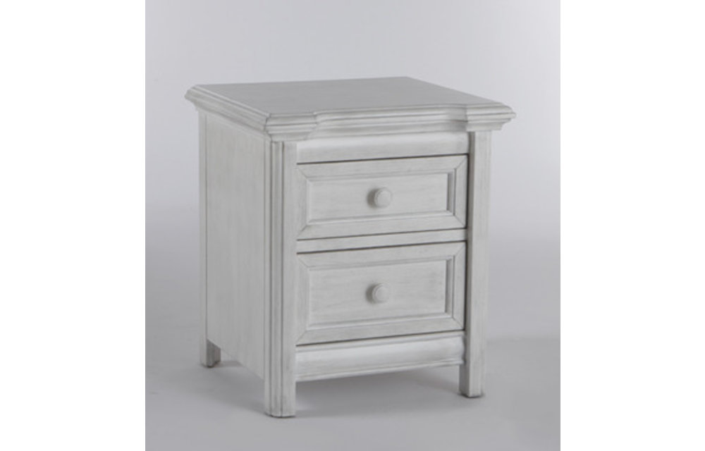 Pali Furniture Cristallo Nightstand In Vintage White