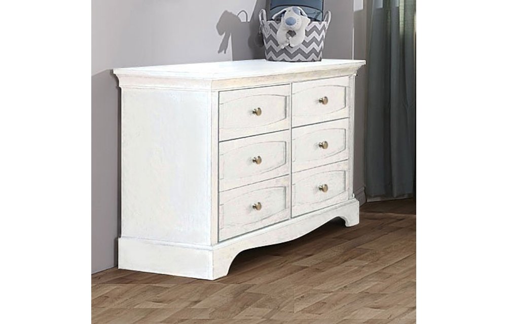 Pali Furniture Ragusa/Enna Double Dresser In Vintage White