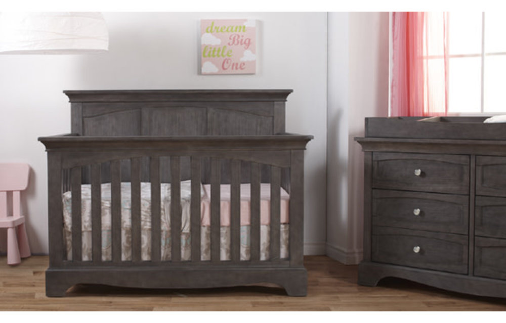 Pali Furniture Enna Forever Crib In Distressed Granite