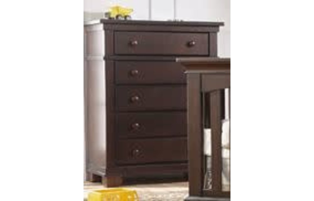 Pali Furniture Torino/Biella/Lucca 5 Drawer Dresser In Mocacchino