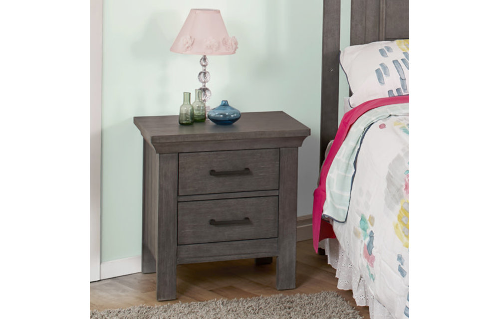 Pali Furniture Como Night Stand In Distressed Granite