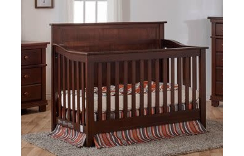 Pali Furniture Napoli Flat Top Crib In Mocacchino