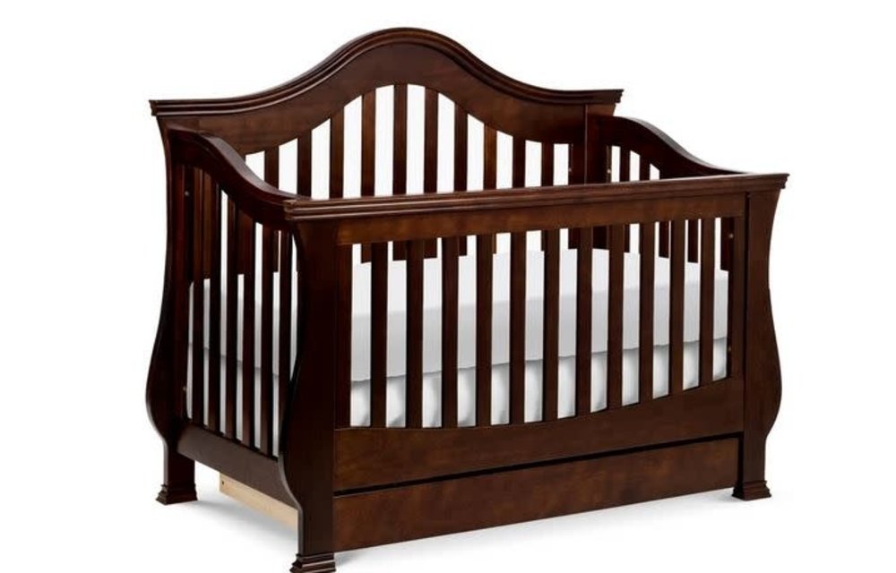 Million Dollar Baby Ashbury 4 In Convertible Crib With Toddler Bed Conversion Kit In Espresso