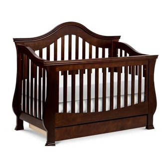 Million Dollar Baby Million Dollar Baby Ashbury 4 In Convertible Crib With Toddler Bed Conversion Kit In Espresso