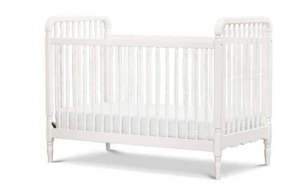 Million Dollar Baby Liberty 3 In 1 Convertible Crib With Toddler Bed In White