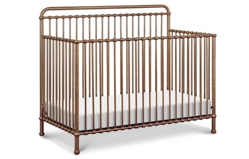 Million Dollar Baby Winston Crib In Vintage Gold