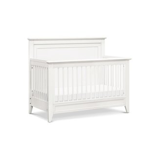 Monogram By Namesake Monogram By Namesake Beckett 4-in-1 Convertible Crib In Warm White