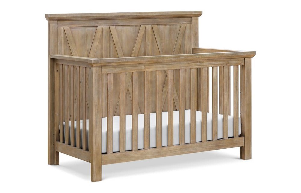 Franklin And Ben Emory Farmhouse 4 In 1 Crib In Driftwood Finish