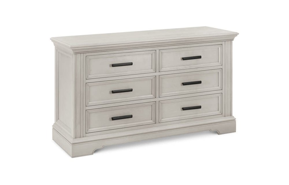Franklin And Ben Holloway 6 Drawer Double Dresser In London Fog