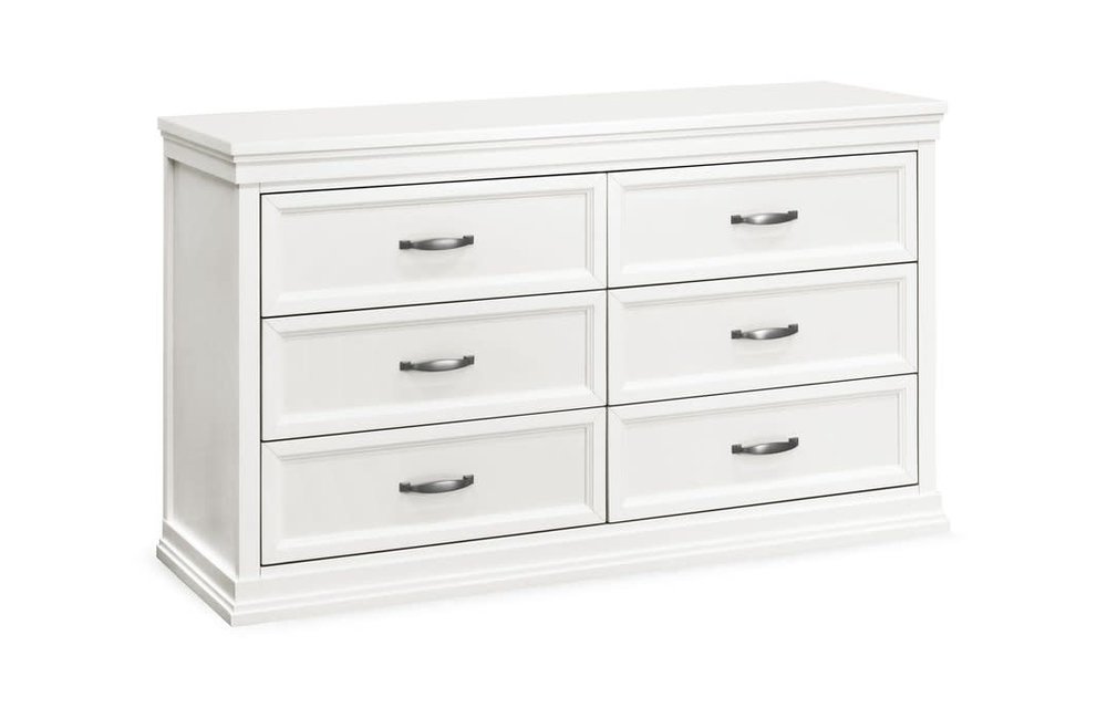Franklin And Ben Langford 6-Drawer Dresser in Warm White