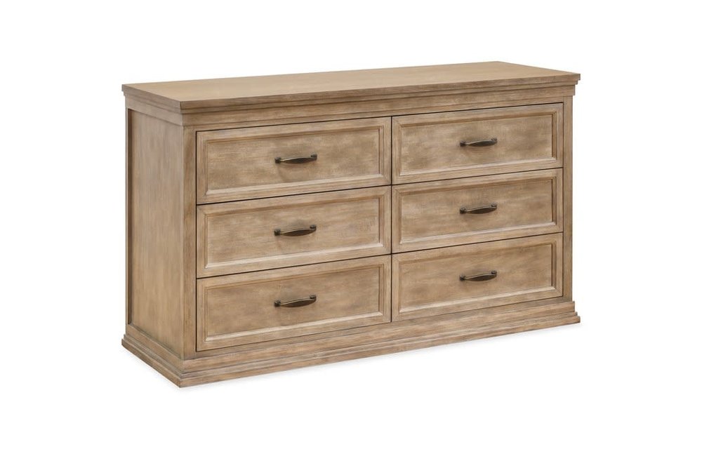 Franklin And Ben Langford 6-Drawer Dresser in Driftwood Finish