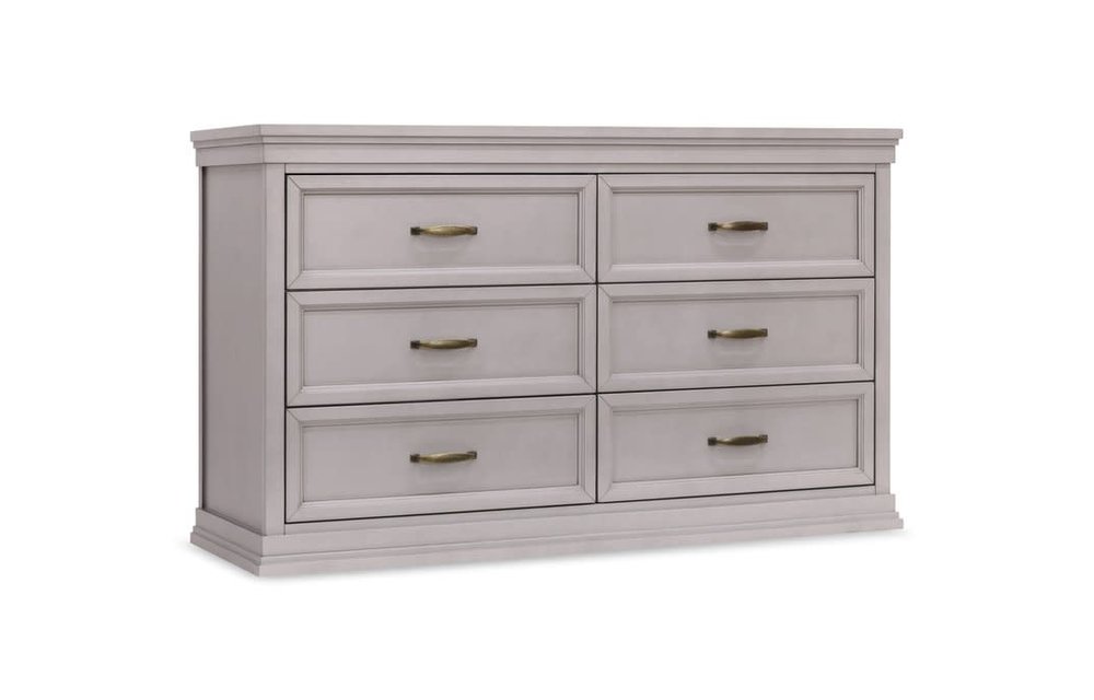 Franklin And Ben Langford 6-Drawer Dresser in Windsor Grey