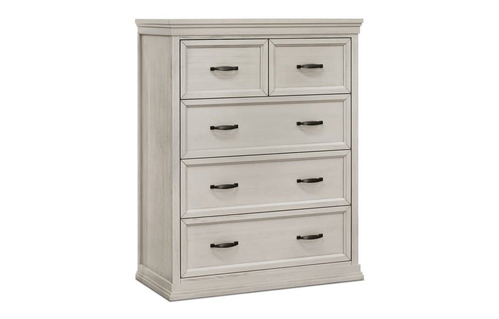 Franklin And Ben Langford 5 Drawer Tall Chest in London Fog