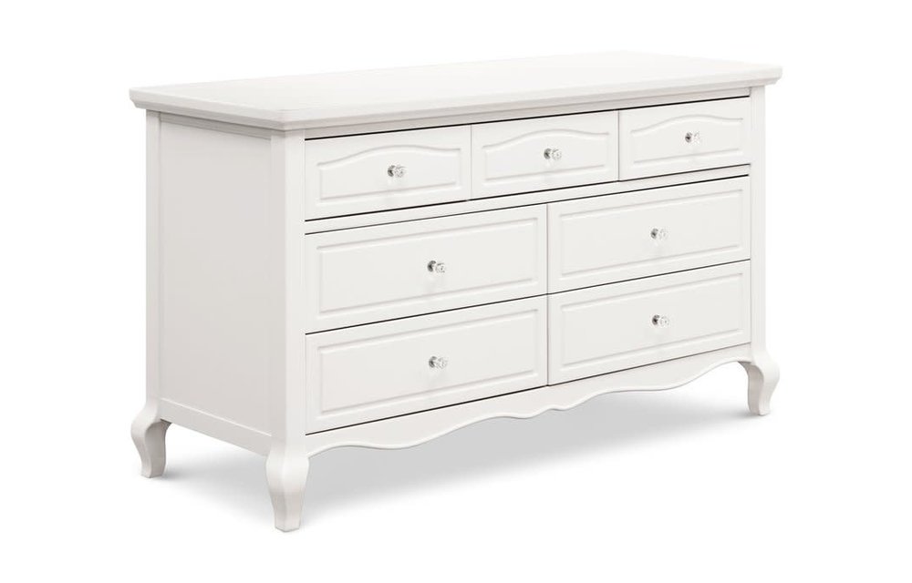 Franklin And Ben Mirabelle 7 Drawer Dresser In Warm White