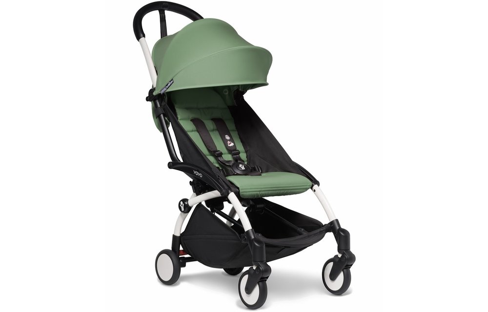 BABYZEN YOYO2 Ultra Compact 6+ Stroller - White/ Peppermint