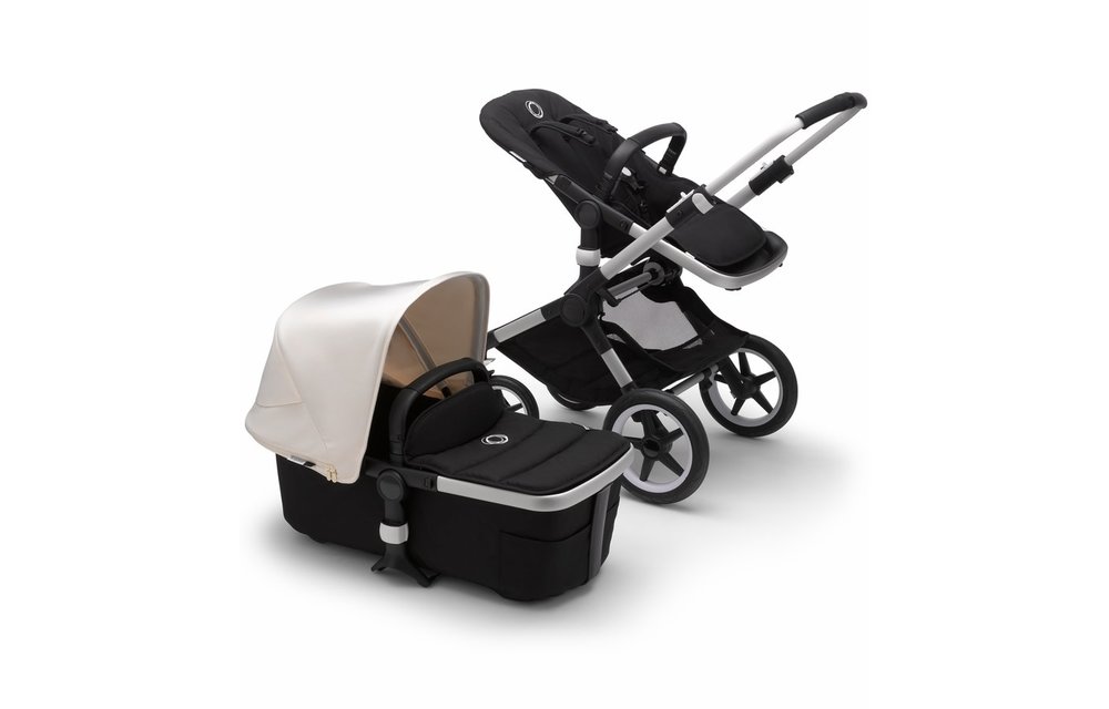 Bugaboo Fox2 Complete Stroller - Aluminum/Black/Fresh White