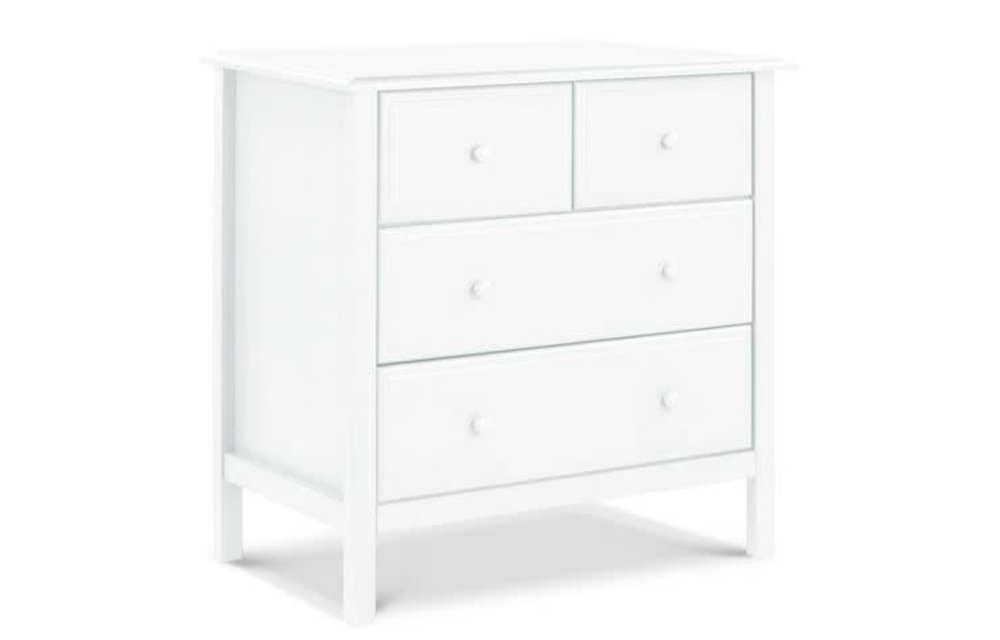 Davinci Autumn 4-Drawer Dresser In White