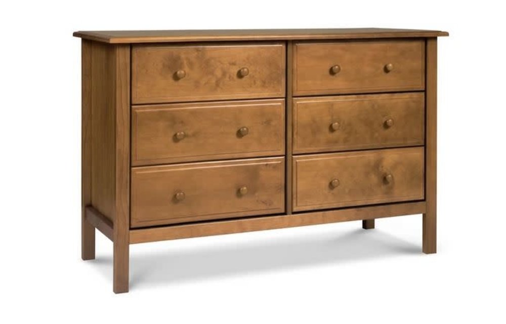 Davinci Autumn/Jayden 6-Drawer Double Wide Dresser In Chestnut
