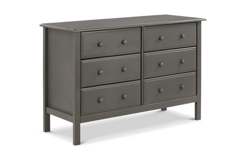 Davinci Autumn/Jayden 6-Drawer Double Wide Dresser In Slate