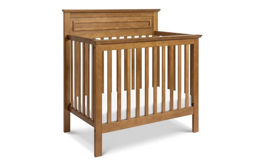 Davinci Autumn 4-in-1 Convertible Mini Crib In Chestnut