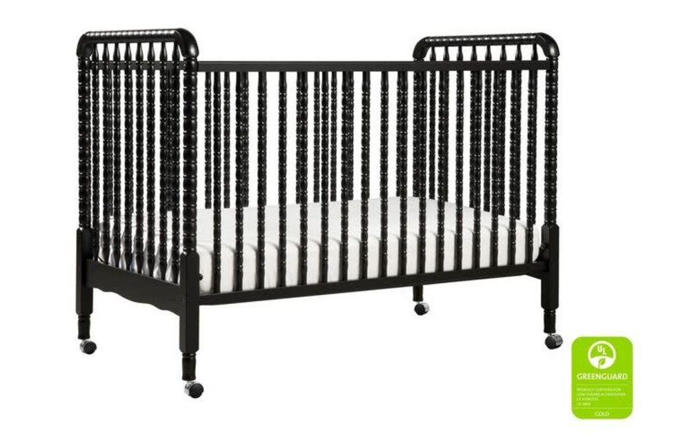 Davinci Jenny Lind 3-in-1 Convertible Crib With Spindles In Ebony