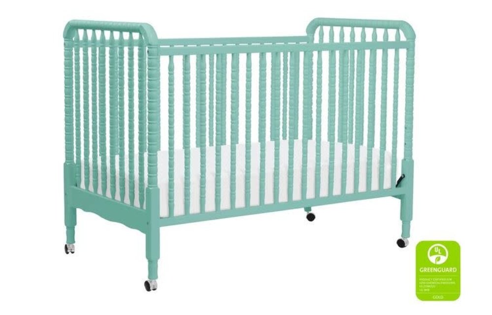 Davinci Jenny Lind 3-in-1 Convertible Crib With Spindles In Lagoon