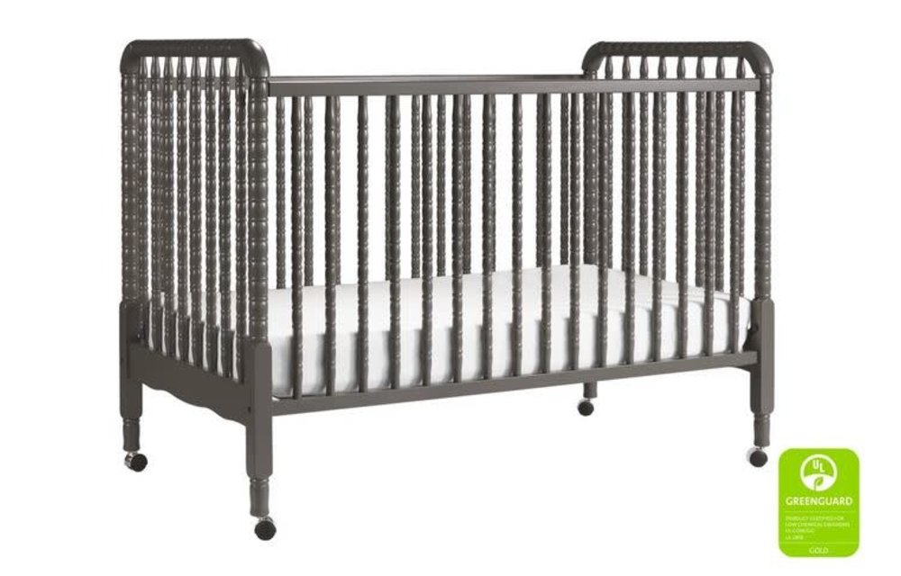Davinci Jenny Lind 3-in-1 Convertible Crib With Spindles In Slate