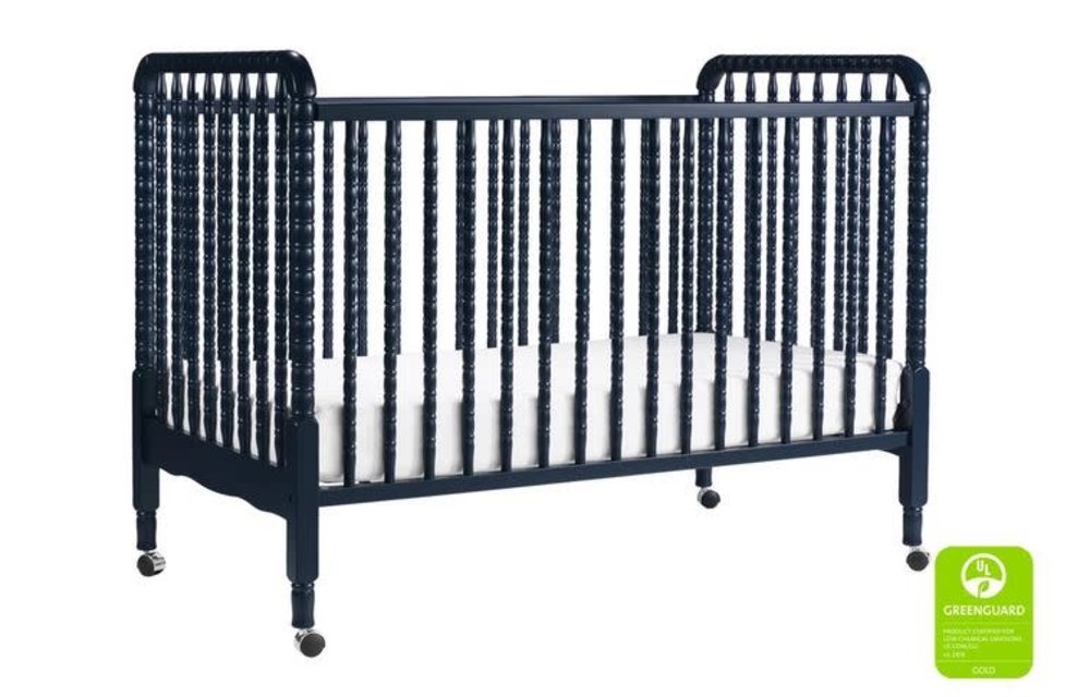 Davinci Jenny Lind 3-in-1 Convertible Crib With Spindles In Navy