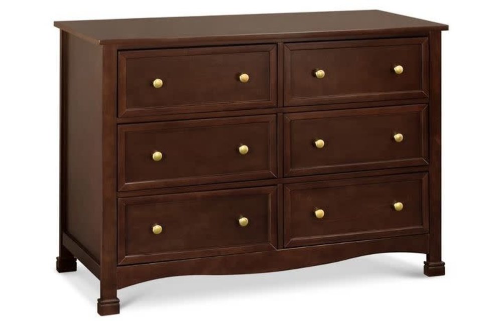 Davinci Kalani/Porter 6-Drawer Double Wide Dresser In Espresso