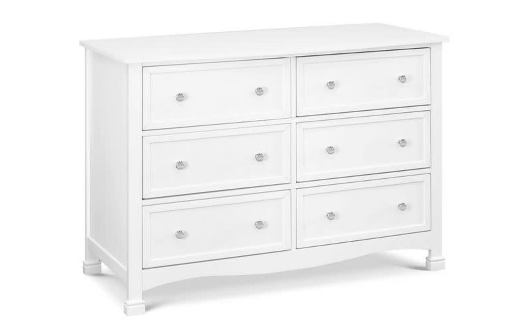 Davinci Kalani/Porter 6-Drawer Double Wide Dresser In White