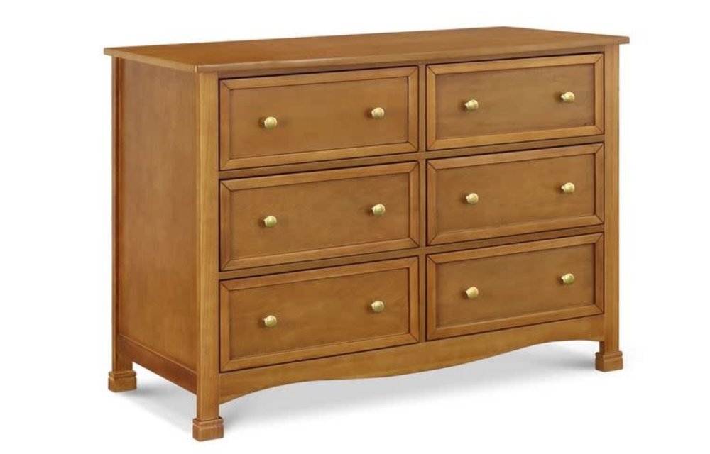 Davinci Kalani/Porter 6-Drawer Double Wide Dresser In Chestnut