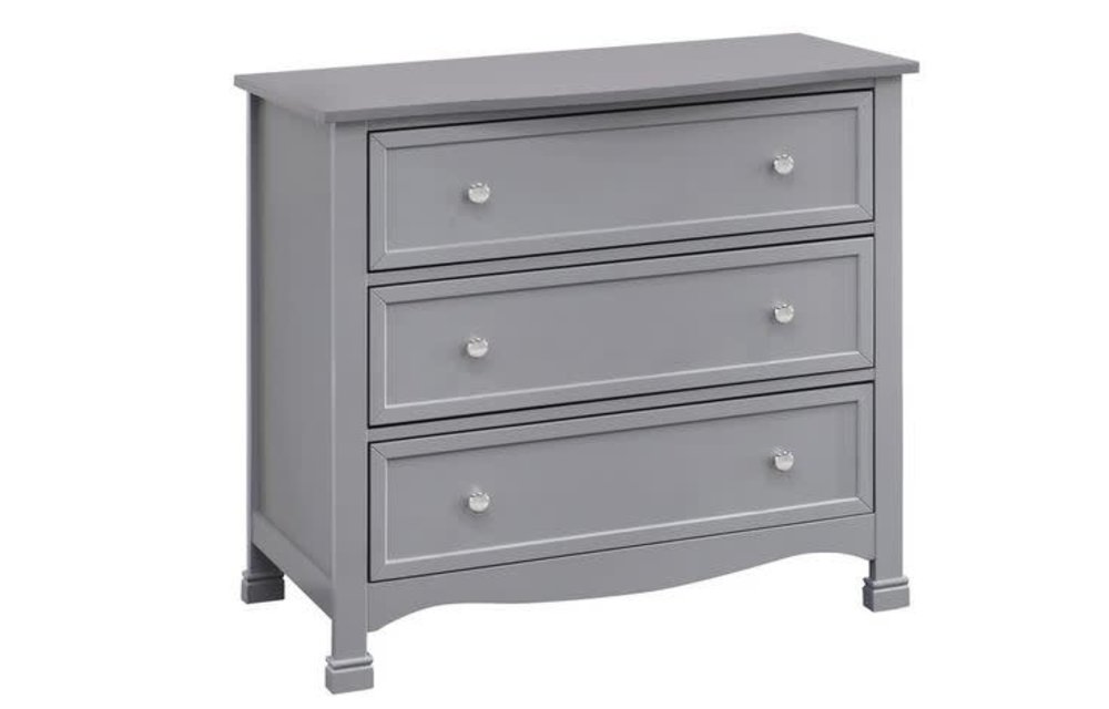 Davinci Kalani/Porter 3-Drawer Dresser In Grey