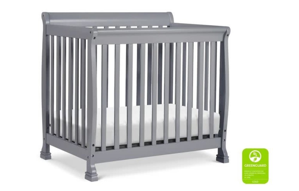 Davinci Kalani 4-in-1 Convertible Mini Crib In Grey