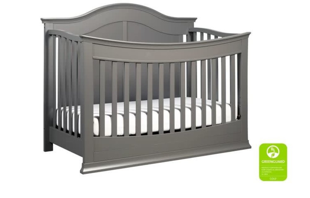Davinci Meadow 4-in-1 Convertible Crib With Toddler Bed Conversion Kit In Slate