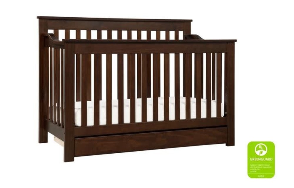 Davinci Piedmont 4-In-1 Convertible Crib with Toddler Bed Conversion Kit In Espresso