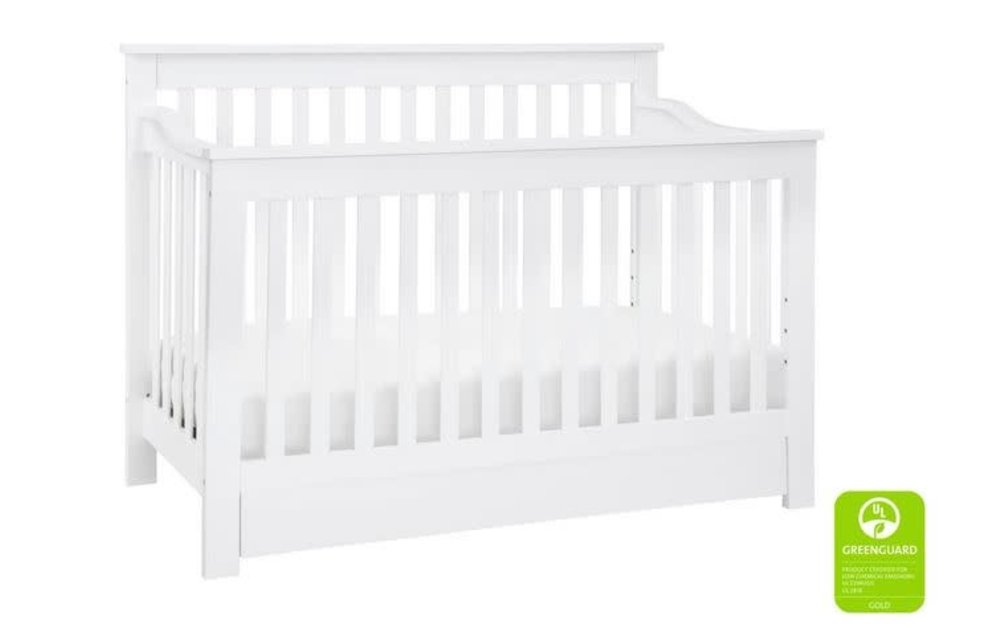Davinci Piedmont 4-In-1 Convertible Crib with Toddler Bed Conversion Kit In White