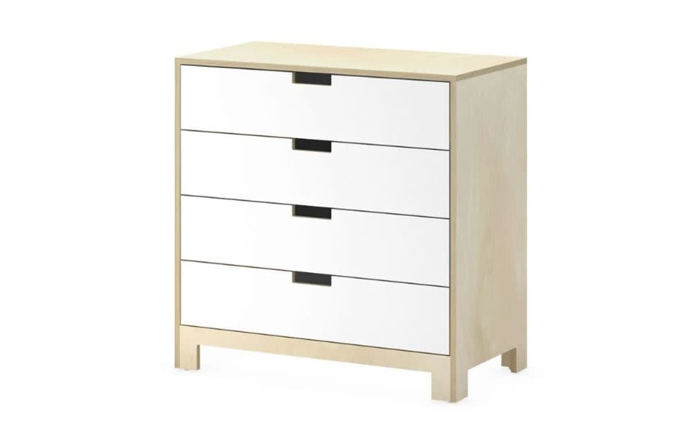 Duc Duc Juno 4 Drawer Dresser In Natural Birch