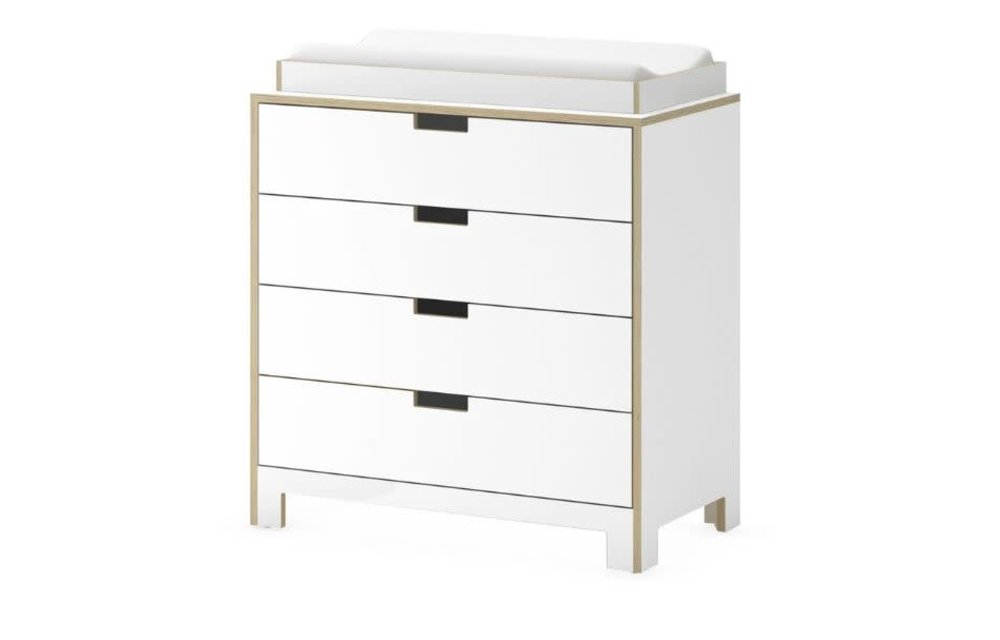 Duc Duc Juno 4 Drawer Changer In White