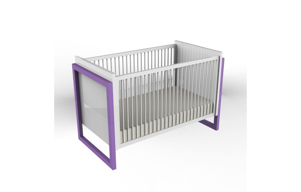 Duc Duc Campaign II Crib In Crocus Petal