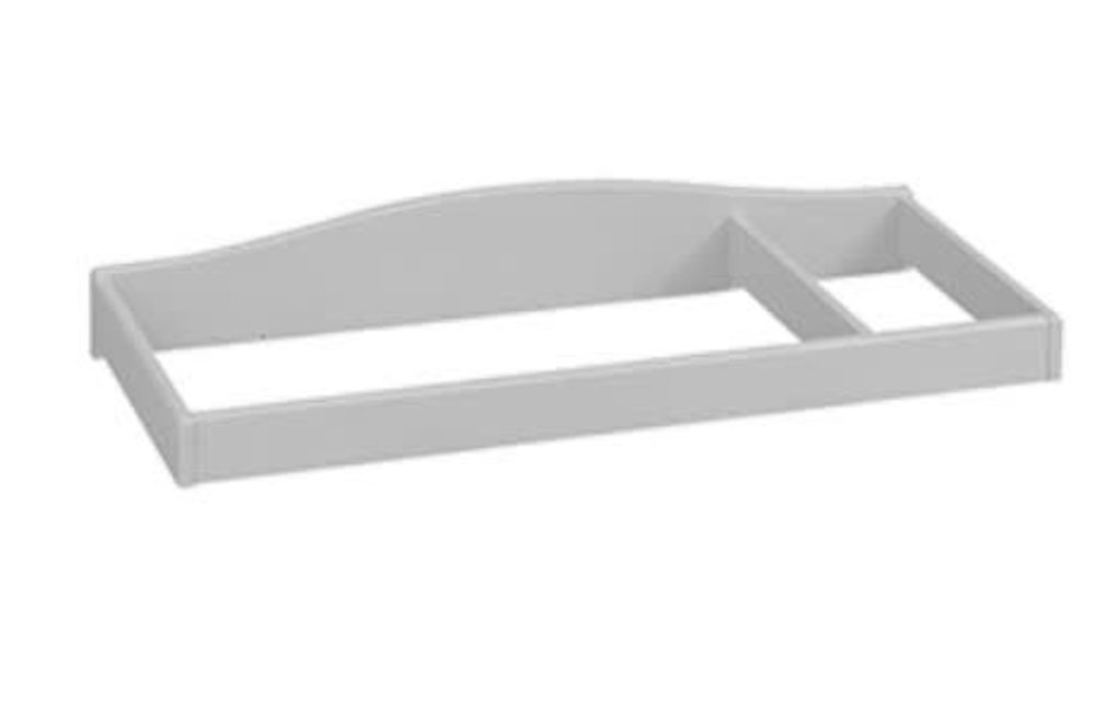 Evolur Baby Changing Tray In Akoya Grey (Pearl) / Silver Mist