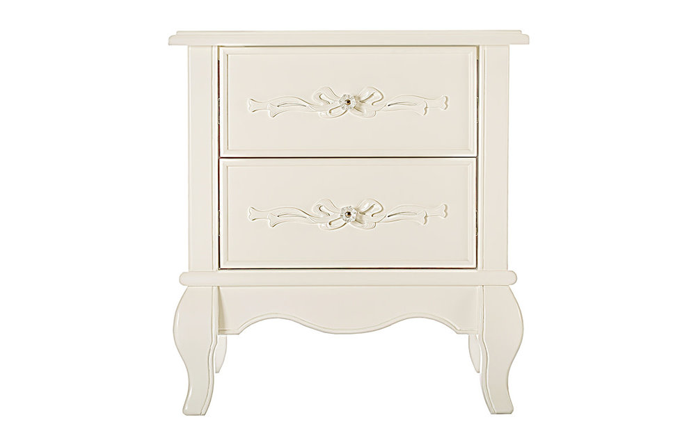 Evolur Baby Aurora Night Stand In Ivory Lace