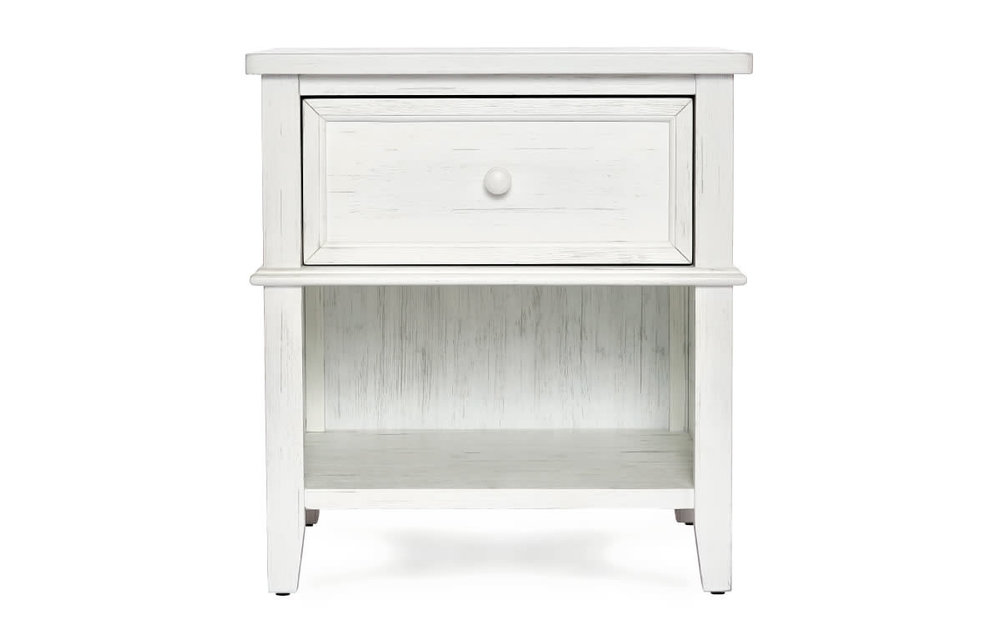 Evolur Baby Belmar Night Stand In Weathered White