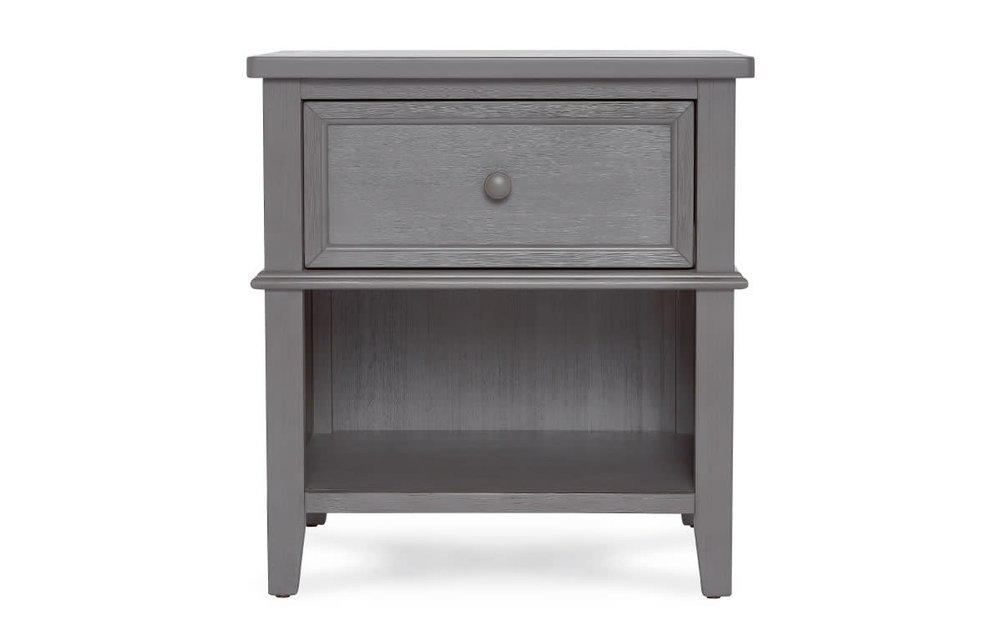 Evolur Baby Belmar Night Stand In Rustic Grey